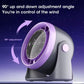 Touchscreen Desktop Fan, 100 Adjustable Speeds, Silent Cooling, Strong Wind with Digital Display, Mini Portable Fan, Air Circulation Fan.