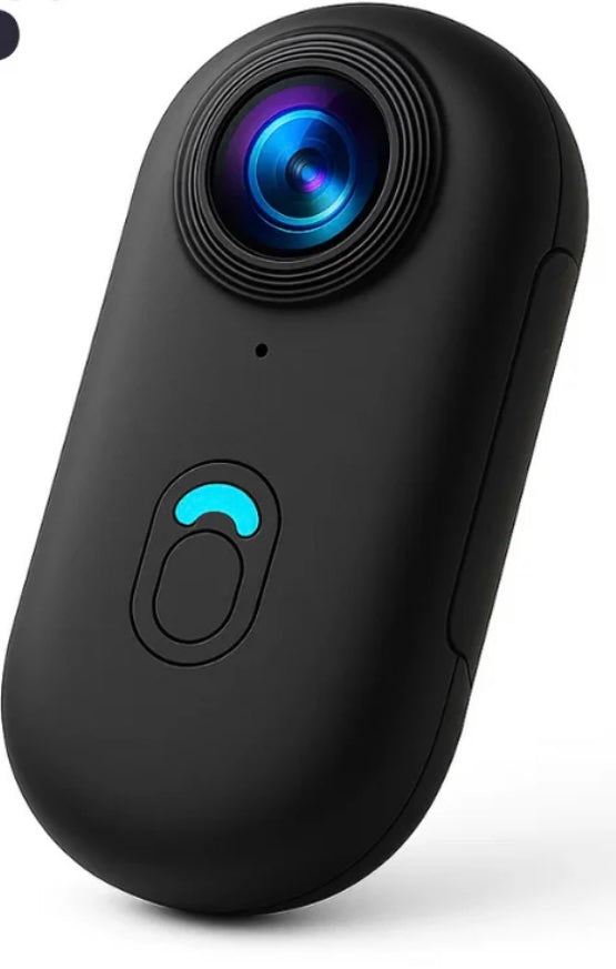 Thumb-Sized 4K Mini Action Camera – Waterproof 30m, WiFi, APP Control