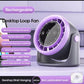 Touchscreen Desktop Fan, 100 Adjustable Speeds, Silent Cooling, Strong Wind with Digital Display, Mini Portable Fan, Air Circulation Fan.