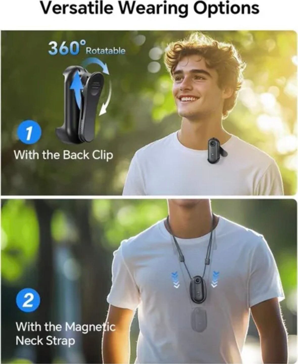 Thumb-Sized 4K Mini Action Camera – Waterproof 30m, WiFi, APP Control