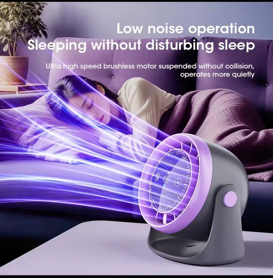 Touchscreen Desktop Fan, 100 Adjustable Speeds, Silent Cooling, Strong Wind with Digital Display, Mini Portable Fan, Air Circulation Fan.