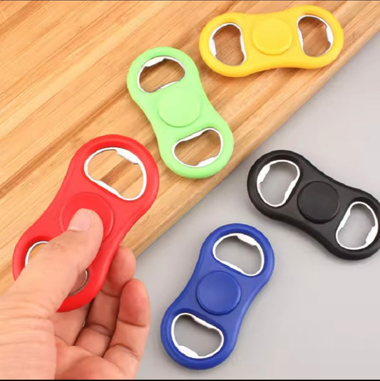 Rotating Stress Relief Fidget Spinner with Funny Bottle Opener